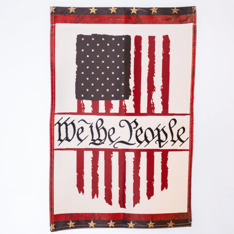 We the people garden flag